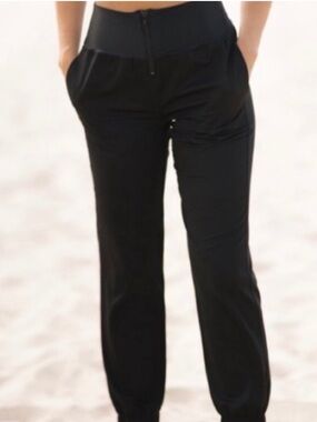 Five Dancewear Move It Zip Up Black Dance Pants Women’s Size L